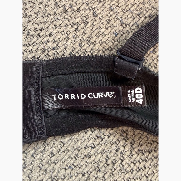 Torrid Mesh Heart and Cherry Push Up Plunge Bra Size 40D - Picture 4 of 5